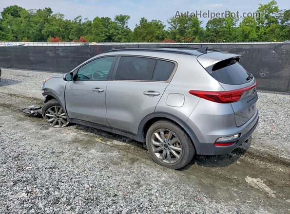KNDP6CACXN7014591 2022 KIA SPORTAGE Серебряный Задняя левая четверть