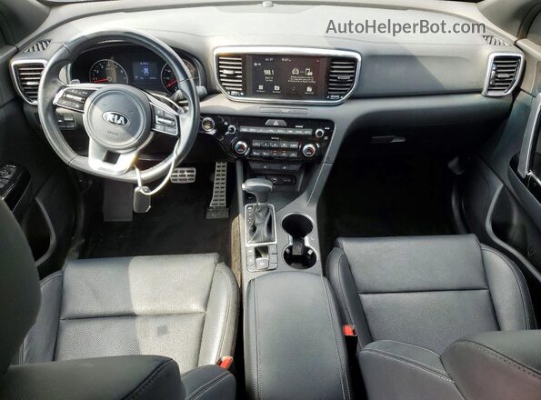 KNDP6CACXN7014591 2022 KIA SPORTAGE Серебряный Вид панели приборов