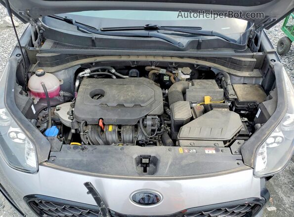 KNDP6CACXN7014591 2022 KIA SPORTAGE Серебряный Вид подкапотного пространства