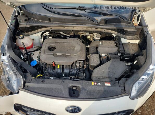 KNDP6CACXN7957225 2022 KIA SPORTAGE White Շարժիչի բաժամունքի տեսք
