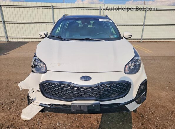 KNDP6CACXN7957225 2022 KIA SPORTAGE White Դիմացի տեսք