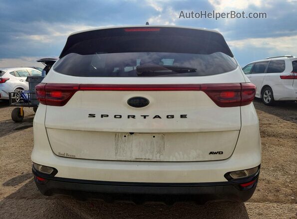 KNDP6CACXN7957225 2022 KIA SPORTAGE White Հետևի տեսք