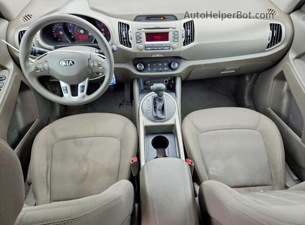 KNDPB3A24D7460317 2023 KIA SPORTAGE White Вид панелі приладів