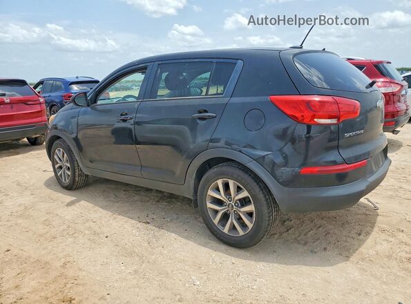 KNDPB3AC0G7845595 2016 KIA SPORTAGE Black Задня ліва чверть