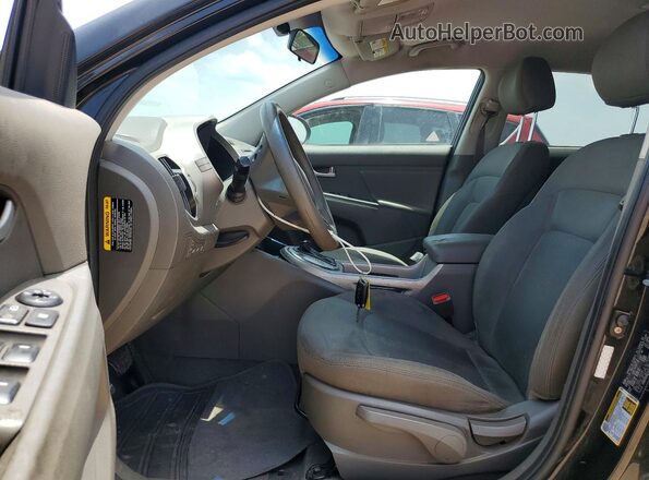 KNDPB3AC0G7845595 2016 KIA SPORTAGE Black Вид салону спереду