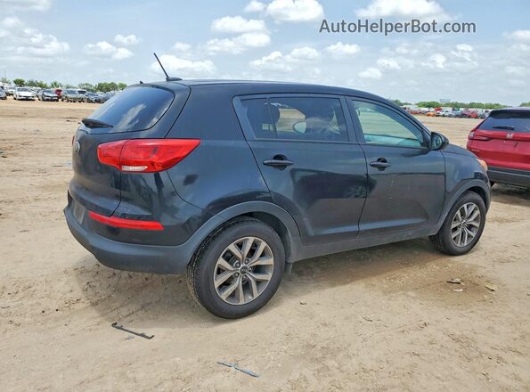 KNDPB3AC0G7845595 2016 KIA SPORTAGE Black Задня права чверть