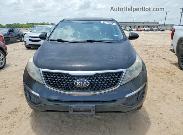 KNDPB3AC0G7845595 2016 KIA SPORTAGE Black Вид спереду