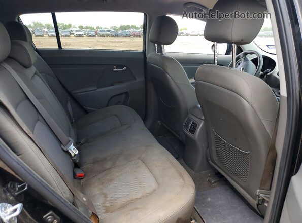 KNDPB3AC0G7845595 2016 KIA SPORTAGE Black Вид задніх сидінь