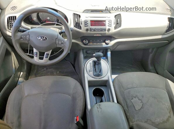 KNDPB3AC0G7845595 2016 KIA SPORTAGE Black Вид панелі приладів