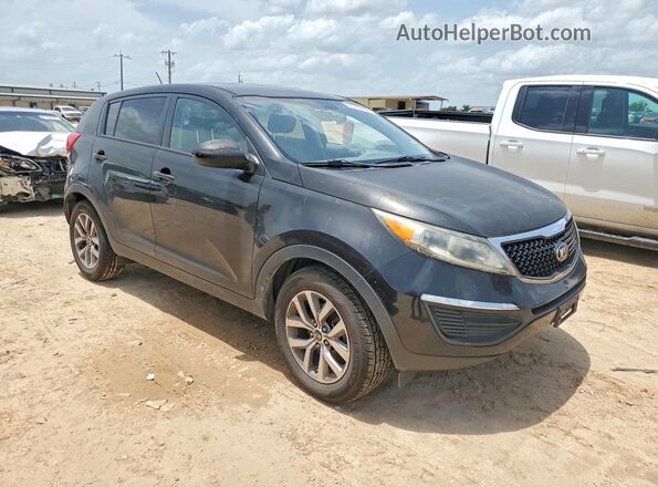 KNDPB3AC0G7845595 2016 KIA SPORTAGE Black Передня права чверть