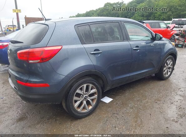 KNDPB3AC1G7833214 2016 KIA SPORTAGE Blue Rear right