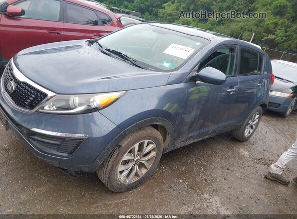 KNDPB3AC1G7833214 2016 KIA SPORTAGE Blue Front left