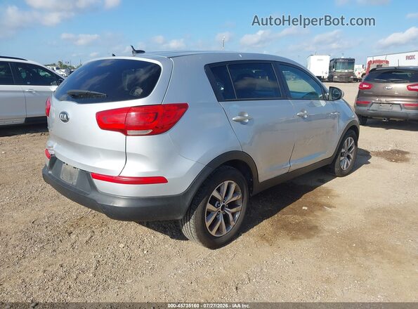 KNDPB3AC2G7808905 2016 KIA SPORTAGE Silver უკანა მარჯვენა