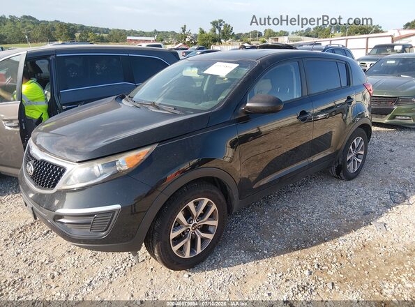 KNDPB3AC2G7851074 2016 KIA SPORTAGE Black Przód lewy