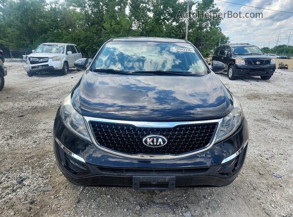 KNDPB3AC3G7863668 2016 KIA SPORTAGE Black Вид спереду