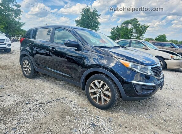 KNDPB3AC3G7863668 2016 KIA SPORTAGE Black Передня права чверть