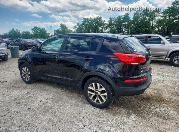KNDPB3AC3G7863668 2016 KIA SPORTAGE Black Задня ліва чверть
