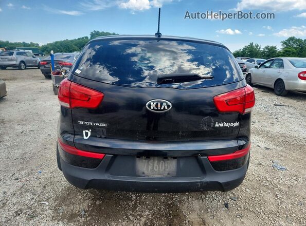 KNDPB3AC3G7863668 2016 KIA SPORTAGE Black Вид ззаду