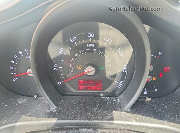 KNDPB3AC3G7863668 2016 KIA SPORTAGE Black Вид щитка приладів