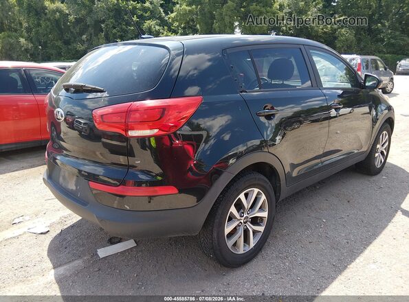 KNDPB3AC3G7879790 2016 KIA SPORTAGE Black უკანა მარჯვენა