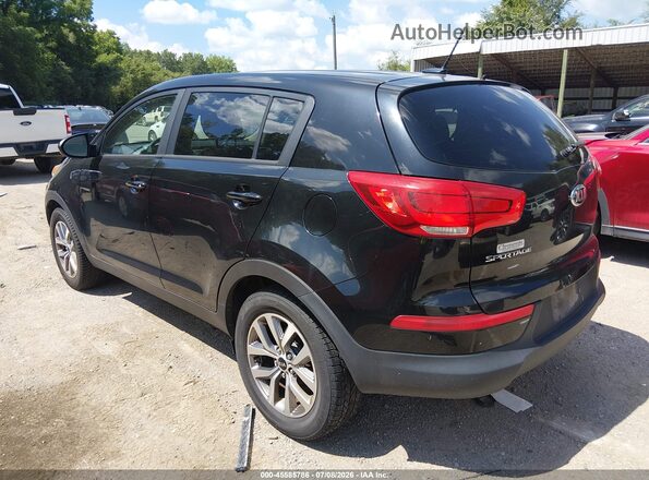 KNDPB3AC3G7879790 2016 KIA SPORTAGE Black უკანა მარცხენა