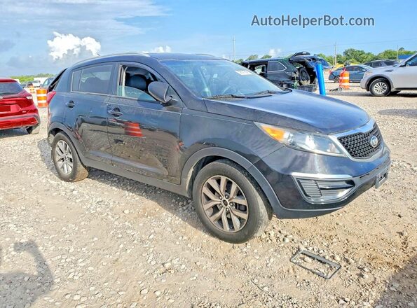 KNDPB3AC4G7836043 2016 KIA SPORTAGE Черный Передняя правая четверть