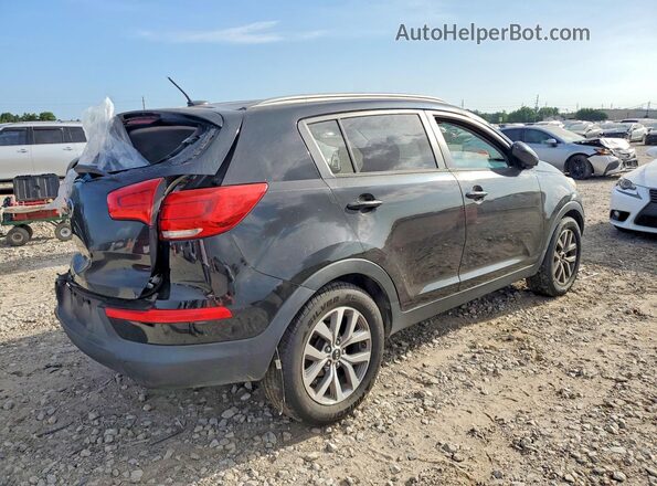 KNDPB3AC4G7836043 2016 KIA SPORTAGE Черный Задняя правая четверть