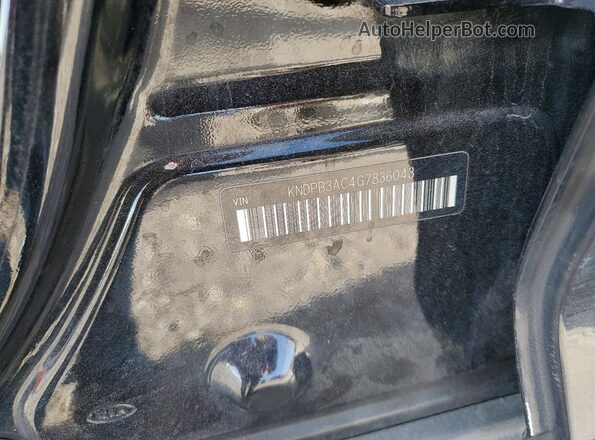 KNDPB3AC4G7836043 2016 KIA SPORTAGE Черный Вид подкапотного пространства