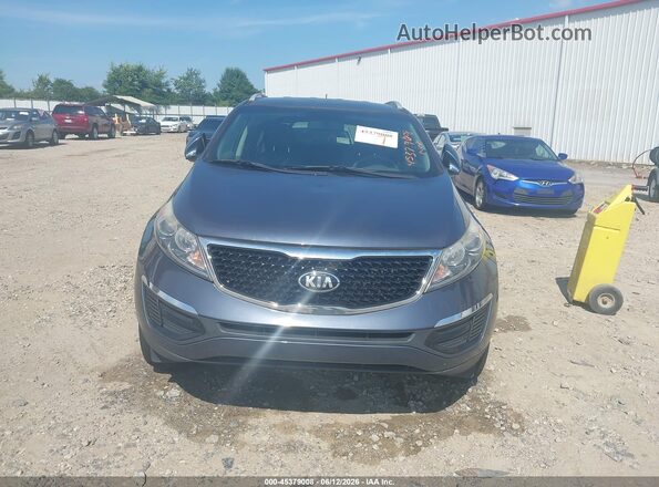 KNDPB3AC4G7866336 2016 KIA SPORTAGE Blue Front view