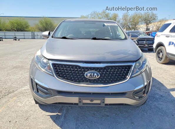 KNDPB3AC5G7827951 2016 KIA SPORTAGE Gray Widok z przodu