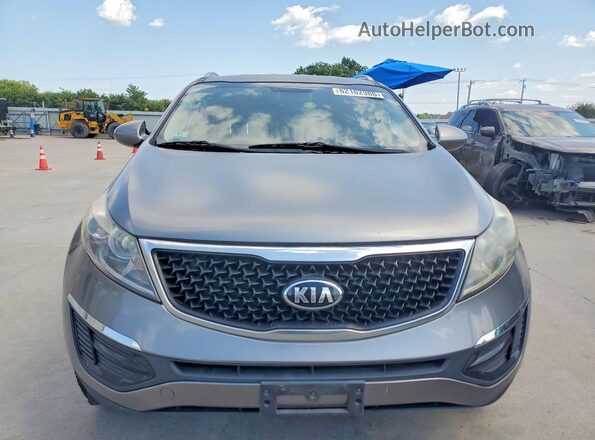 KNDPB3AC5G7858276 2016 KIA SPORTAGE Gray წინა ხედი