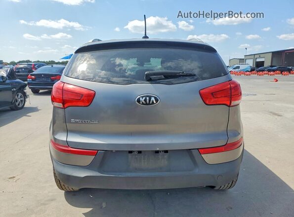 KNDPB3AC5G7858276 2016 KIA SPORTAGE Gray უკანა ხედი