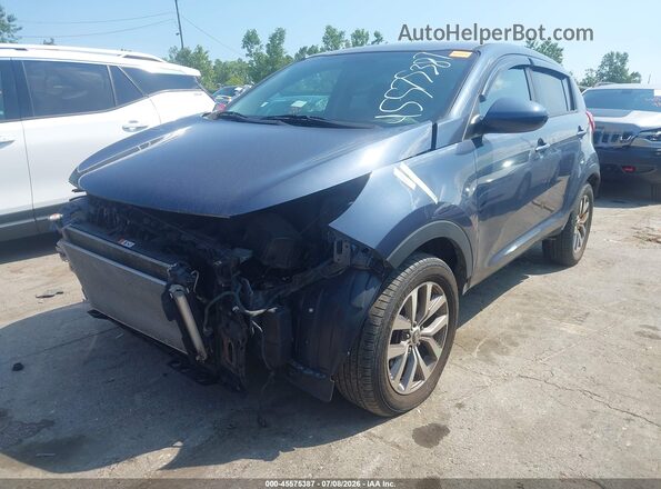 KNDPB3AC5G7875532 2016 KIA SPORTAGE Blue Front view