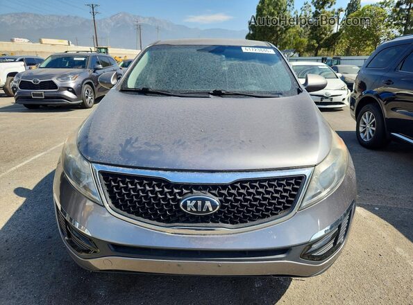 KNDPB3AC7G7880988 2016 KIA SPORTAGE Gray Widok z przodu