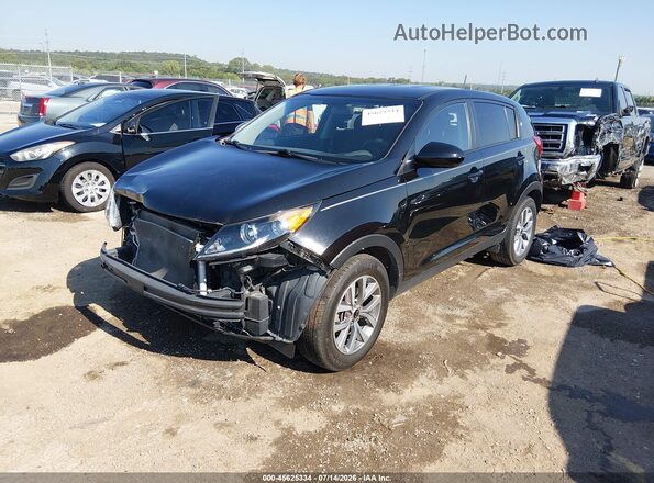KNDPB3AC8G7849037 2016 KIA SPORTAGE Black Front left