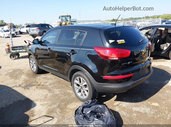 KNDPB3AC8G7849037 2016 KIA SPORTAGE Black Rear left