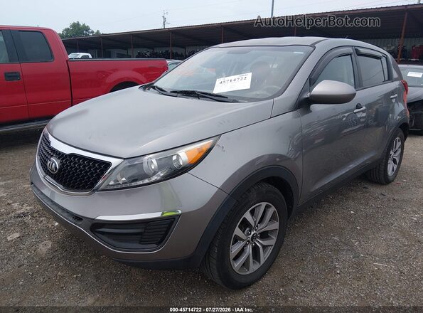 KNDPB3AC9G7874870 2016 KIA SPORTAGE Gray Front left