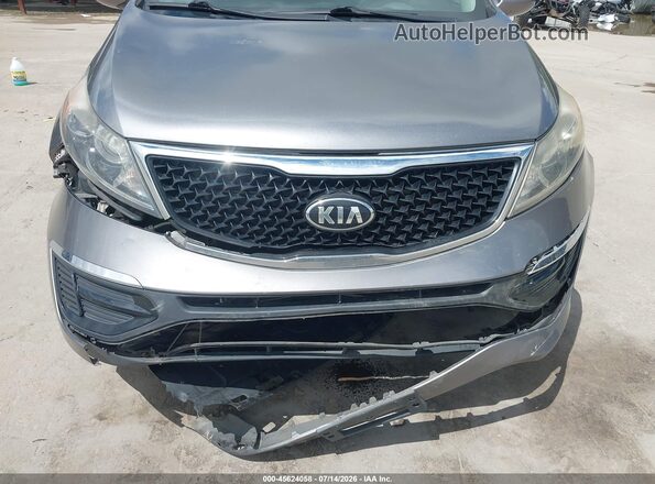 KNDPB3ACXG7859892 2016 KIA SPORTAGE Gray Դիմացի տեսք