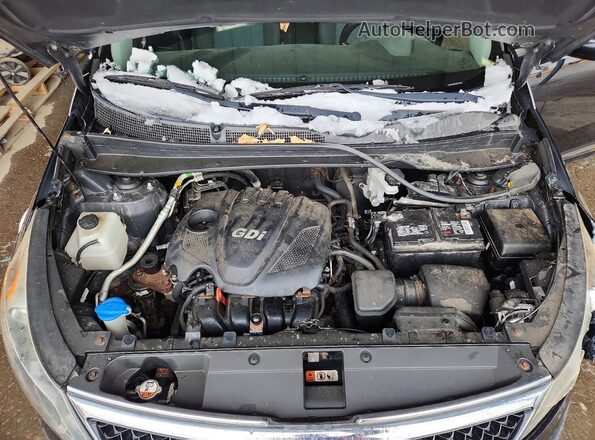 KNDPBCAC0G7817375 2016 KIA SPORTAGELX Black Vista del compartimento del motor