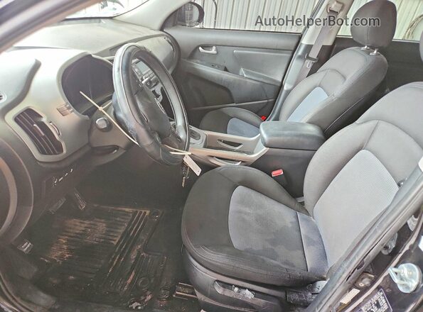 KNDPBCAC0G7817375 2016 KIA SPORTAGELX Black Vista interior delantera