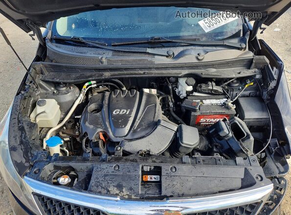 KNDPBCAC0G7878872 2016 KIA SPORTAGE Black Vista del compartimento del motor