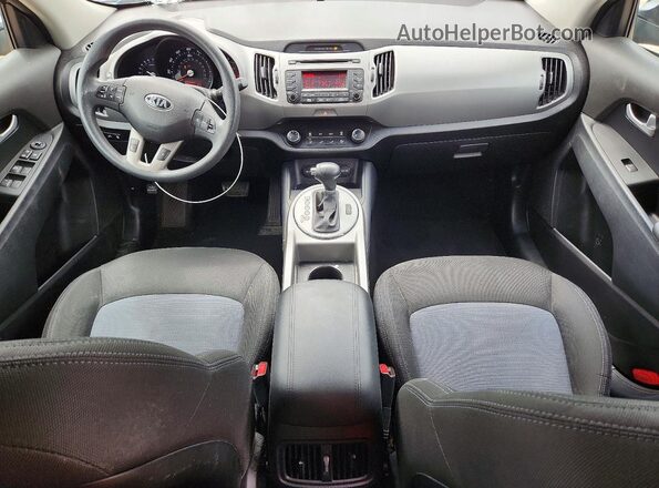 KNDPBCAC1G7825985 2016 KIA SPORTAGE Black წინა პანელის ხედი