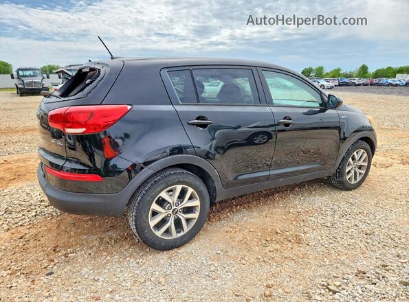 KNDPBCAC1G7825985 2016 KIA SPORTAGE Black უკანა მარჯვენა