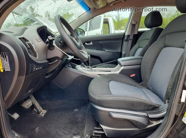 KNDPBCAC1G7825985 2016 KIA SPORTAGE Black წინა სალონის ხედი