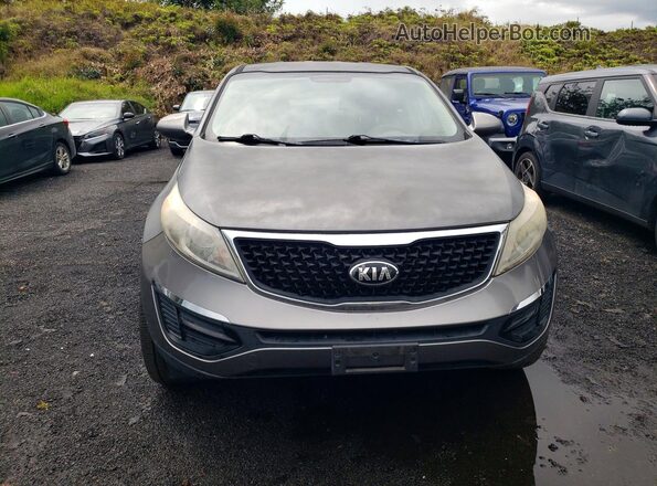 KNDPBCAC1G7873969 2016 KIA SPORTAGE Gray Widok z przodu