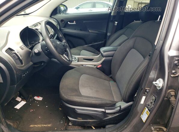 KNDPBCAC1G7873969 2016 KIA SPORTAGE Gray Widok wnętrza z przodu