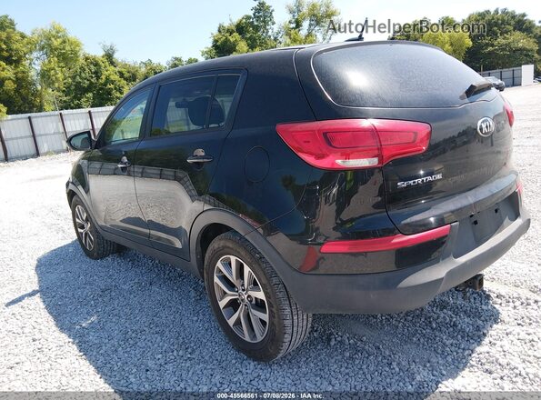KNDPBCAC3G7831741 2016 KIA SPORTAGE Black Հետևի ձախ