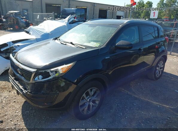 KNDPBCAC4G7863680 2016 KIA SPORTAGE Black Vista frontal