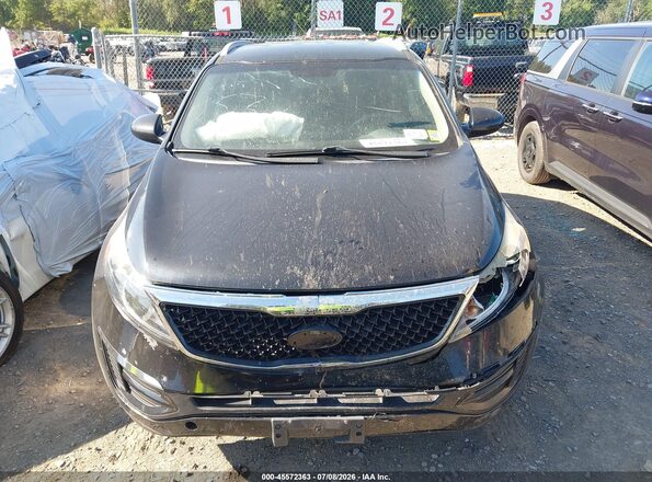 KNDPBCAC4G7863680 2016 KIA SPORTAGE Black Vista del cuadro de instrumentos