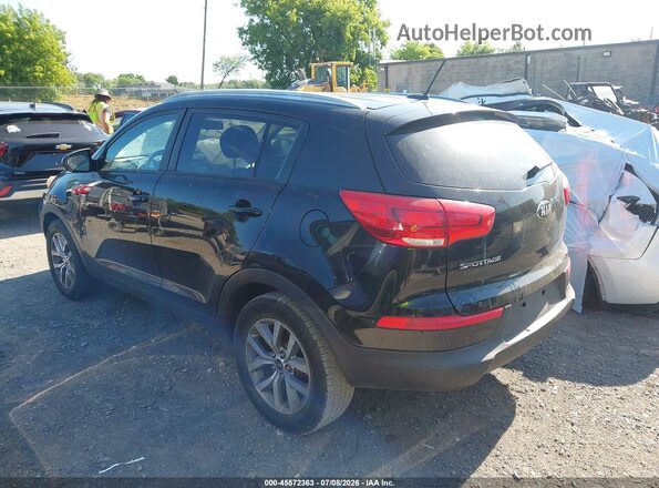 KNDPBCAC4G7863680 2016 KIA SPORTAGE Black Trasero izquierdo